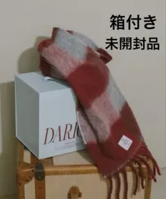 未開封品 Darich ノベルティ チェック ボリューム マフラー 箱付き