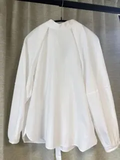 Mila Owen 後ろリボンブラウス　美品　ボリューム袖