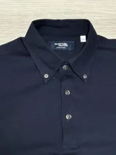 鎌倉シャツ ポロシャツ カノコニット M ネイビーのサムネイル