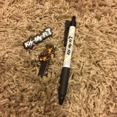 キスマイ クリップカバー2個付きボールペン