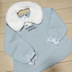♥新品未使用♥ファー付き裏起毛トレーナー♥