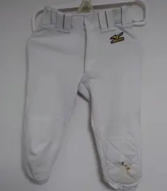 Mizuno130サイズ　 野球練習着 膝パッド付き ホワイト