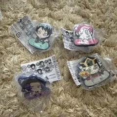 鬼滅の刃キャラばんちょうこう ヘアクリップ 猗窩座・童磨・愈史郎・しのぶ