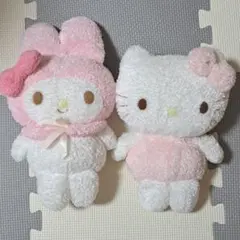 タグ付き未使用品】2009年希少 ハローキティ 大きめ ぬいぐるみ セット