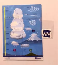 ウェザーニュース　クリアファイル　オリジナルステッカーセット