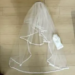 結婚式　ヴェール　グローブ