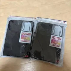 UNIQLO ユニクロ ヒートテッククルーネックT (九分袖） M 2枚組