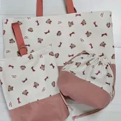 【まぼ様専用オーダーページ】レッスンバッグ　上履き袋　お弁当袋