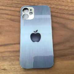 iPhone12ミニ用ケース メタリックブルーiPhone12ミニフィルム3個