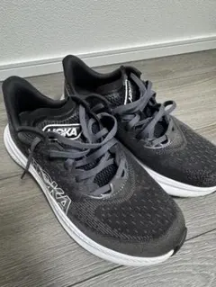 HOKA MACH 6 26cm ランニングシューズ ブラック