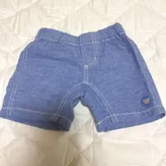 ファミリア ワッペン ハーフパンツ ショートパンツ 80cm