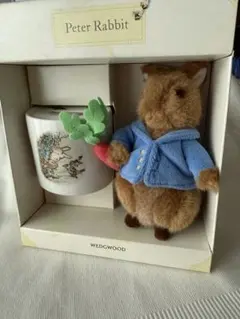 WEDGWOOD 貯金箱 ピーターラビット ぬいぐるみ セット