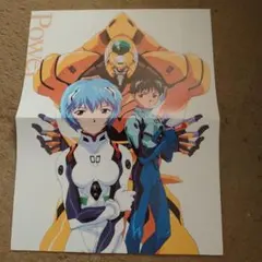 新世紀エヴァンゲリオン　両面ポスター#♡⑭　レイ&シンジ