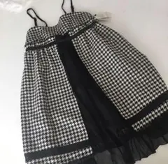 clear 新品 ワンピース 千鳥格子