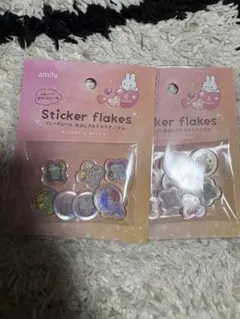 セリア フレークシール おはじきシール