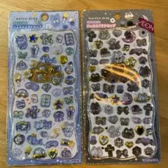 【正規品】ストーン付き　ジュエルプチドロップ　シール　カミオジャパン　２枚セット