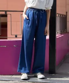 フリークスストア　イージーパンツ/ブルー
