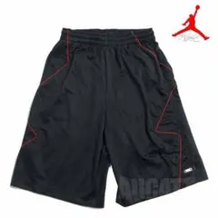 古着 NIKE JORDAN ハーフパンツ S 黒 バスケット 270A63