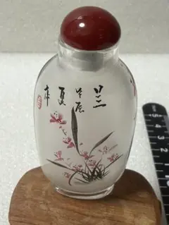 手描き絵付け 鼻煙壺 ガラス製 北京 2018年 - メルカリ