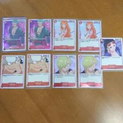ワンピース カードゲーム ゾロ ナミ サンジ ウソップ ロビン