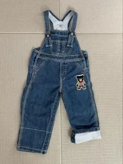 ダブルビー　ミキハウス　オーバーオール　90 デニム