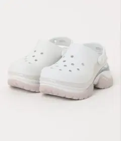 crocs レディース サンダル ライトグレースーパーベイ　クロッグのサムネイル