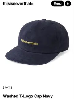 完売新品★定価8800円 this is never that ネバザ キャップのサムネイル