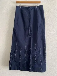 powder 刺繍付きロングスカートのサムネイル