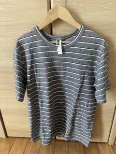MHL. MARGARET HOWELL ボーダーTシャツ グレーのサムネイル