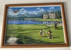 ディズニーアートコレクション　 ミッキーマウス　ゴルフ　ポスター