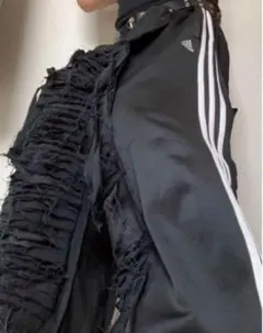 adidas バギーフレアデニム　デストロイ　archive Y2K opium