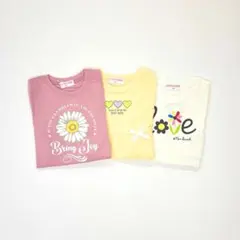 子供服 女の子 100cm 長袖 Tシャツ まとめ売り 新品 YFN28