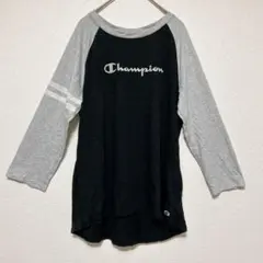 Champion チャンピオン ラグランスリーブ Tシャツ 七分袖【M】