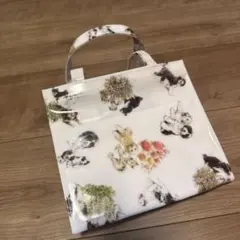 【新品未使用】Kitamura キタムラ トートバッグ 犬柄 ハンドバッグ