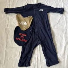 THE NORTH FACE ロンパース スタイ付き