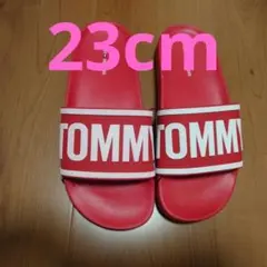 TOMMY HILFIGER サンダル 23cm レッド /トミーフィルフィのサムネイル
