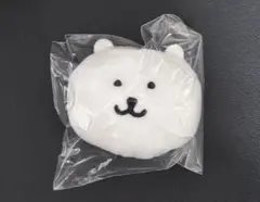 ナガノマーケット 鈴入りおかおマスコット　くま