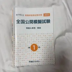 東京アカデミー 東アカ第1回 模試 解答解説 看護師国家試験 - メルカリ