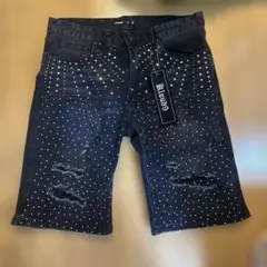 Kloud9 ラインストーン ハーフパンツ 32 Kloud9 ラインストーン ハーフパンツ 32 - メルカリ