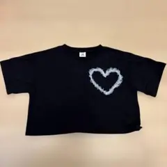 dev!rock ハートモチーフ Tシャツ ブラックのサムネイル