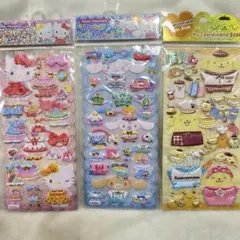 【匿名発送】キティ シナモロール ファッションコーディネートシール