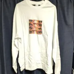 カイジューバイミー　怪獣の目ロンT　XLサイズ　ホワイト