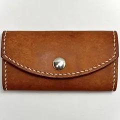 本革 キーケース イタリアンレザー ハンドメイド フラップ式