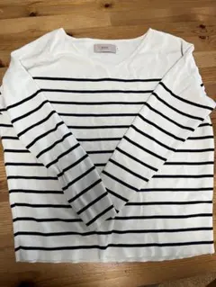 AZUL ストライプ 長袖Tシャツ Sサイズ