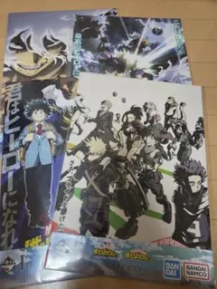 即購入OK ヒロアカ 一番くじ I賞 クリアポスターセット