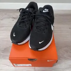 NIKE スニーカー ブラック ホワイト25cm REVOLUTION8