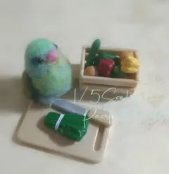 1/5Scale 羊毛フェルトインコ☆マメルリハ ♂