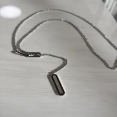 ステンレス製　チェーンネックレス オーバルペンダント