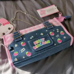 平成レトロ　 Wファスナーペンケース デニム SWEETうさちゃん 平成レトロ