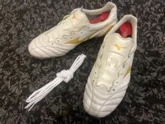 美品　USED ミズノ　モナルシーダ　ネオ2 エリート　ホワイト×ゴールド